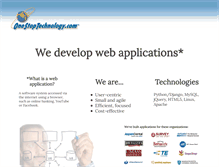 Tablet Screenshot of onestoptechnology.com